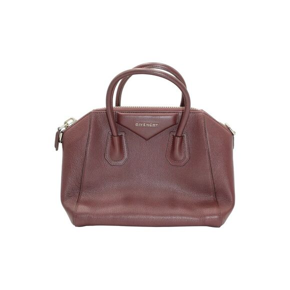Givenchy Antigona Small Bag in Burgundy Leather - Picture 1 of 10